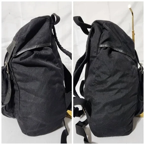 Authentic Saint Laurent Hunting Backpack Black - Picture 9 of 12